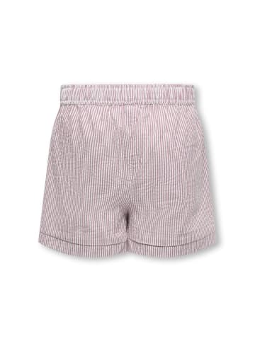 KIDS ONLY Shorts KOGSMILLA STRIPED SHORTS in rose brown