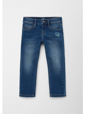 s.Oliver Jeans-Hose lang in Blau