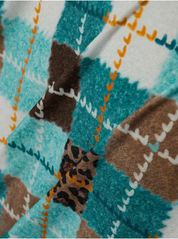 MARC CAIN SPORTS  Langarmshirt in petrol mehrfarbig - 0001