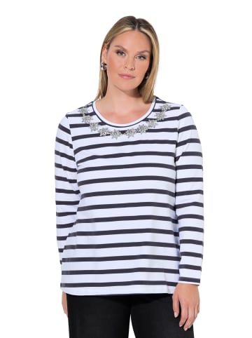 MIAMODA Langarmshirt in schneeweiß