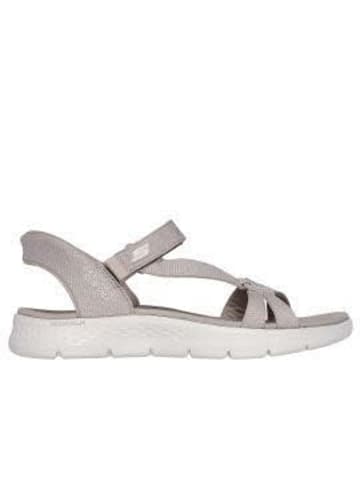 Skechers Damen Sandaletten GO WALK FLEX SANDAL - ILLUMINATE in Beige