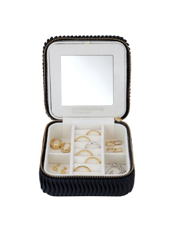 Glanzstücke München Reisetäschchen aus Kunstleder in schwarz