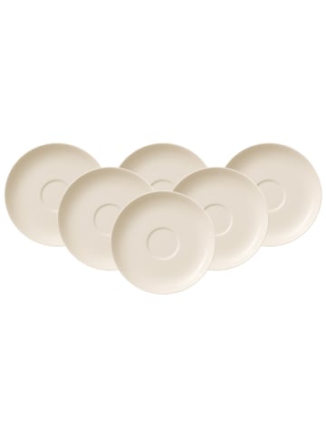 Villeroy & Boch 6er Set Mokka- / Espressountertassen For Me in ø 11,7 cm in weiß