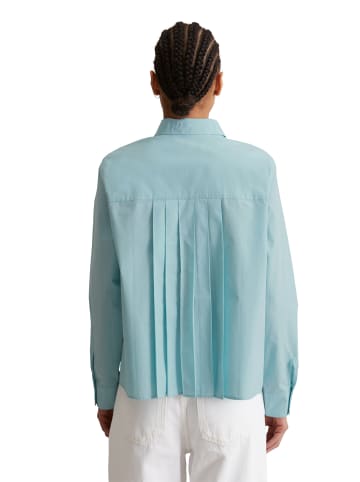 Marc O'Polo DENIM Bluse mit Falten-Detail regular in Blue Fog