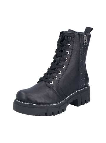 rieker Schnürstiefeletten in Schwarz