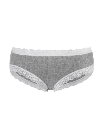 LASCANA Jazz-Pants Slips in grau-meliert, creme