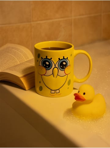 SpongeBob Spongebob Schwammkopf 3D Tasse Face Kaffeetasse Becher 320 ml in gelb
