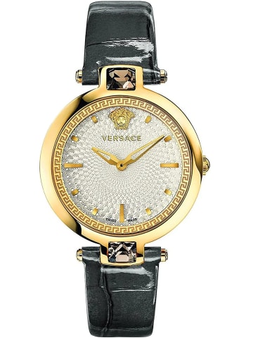 Versace Armbanduhr CRYSTAL GLEAM gold in grau