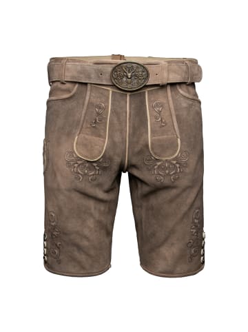 KRÜGER Lederhose Ralph in braun
