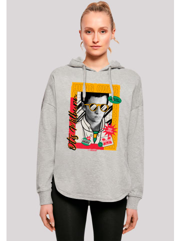 F4NT4STIC Oversized Hoodie Sex Education Otis Hung Over Collage in grau