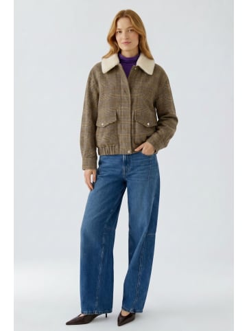 Oui Blouson in lt grey camel