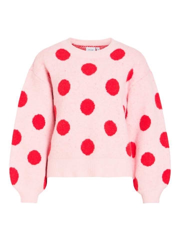 Vila Strickpullover in Cherry Blossom