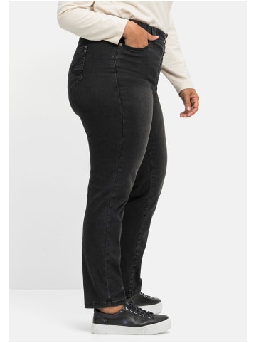 sheego Jeans in black Denim