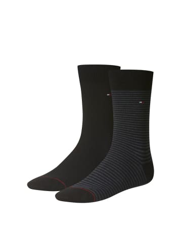 Tommy Hilfiger Socken TH Men SOCK SMALL STRIPE 2P in 322 - dark navy