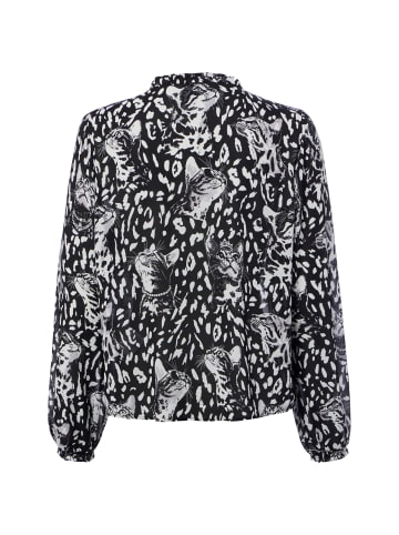 MARC CAIN SPORTS Schlupfbluse in schwarz weiß
