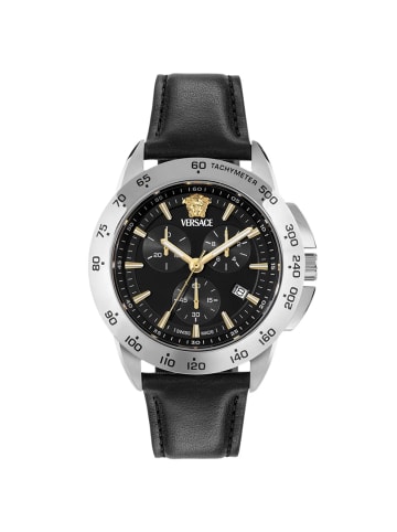 Versace Analoguhr für Herren in Schwarz