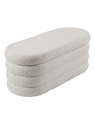 relaxdays Sitzbank Bubble in Creme in Schaumstoff - (B)110 x (H)42 x (T)45 cm