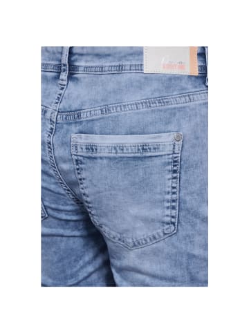 Street One Capri in sky blue random wash