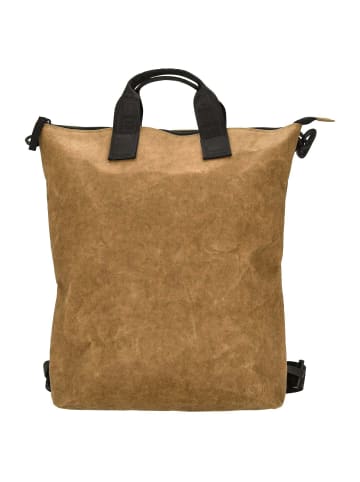 Jost Trosa X-Change Bag S - Rucksack 40 cm (olive) in cognac