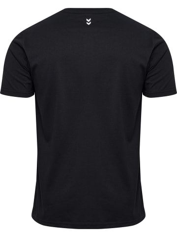 Hummel T-Shirt Hmlpulse Lebensstil Herren in BLACK/WHITE