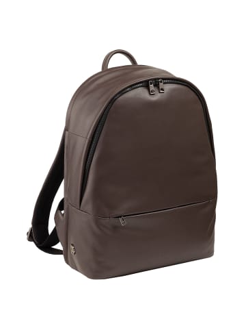 DuDu Casablanca Daypack Leder 40 cm Laptopfach coffee brown
