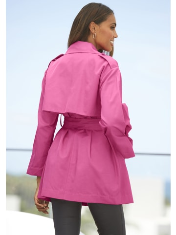 LASCANA Trenchcoat in fuchsia