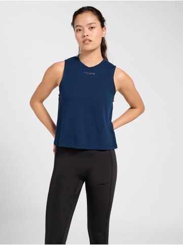 Hummel T-Shirt Hmlmt Vanja Multisport Damen in DRESS BLUES