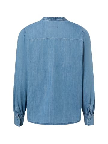 More & More Jeansbluse in light stone