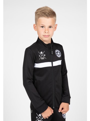 Gorilla Wear Vernon Kinder Trainingsjacke - Schwarz