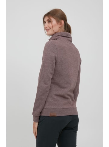 Oxmo Sweatjacke OXVicky Sweat Zip-Jacke in Braun