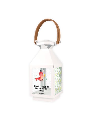 Mr. & Mrs. Panda Laterne Hummer Weizen mit Spruch in Transparent