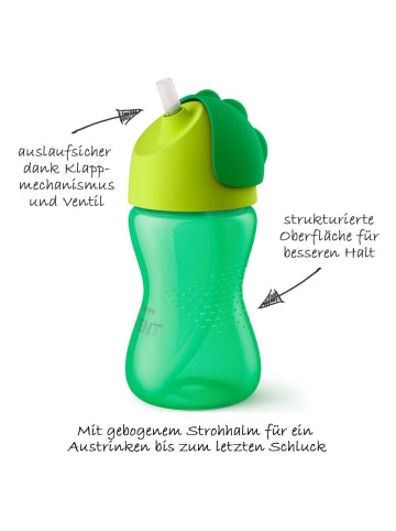 Philips Avent Strohhalm-Becher 300 ml - SCF798/01 - Gr in gruen
