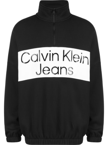 Calvin Klein Half-Zip in ck black
