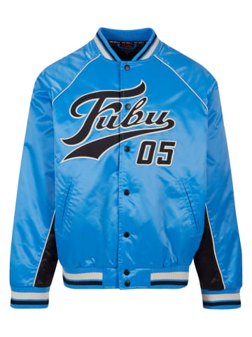 FUBU FUBU Bomberjacken in light blue/black/creme