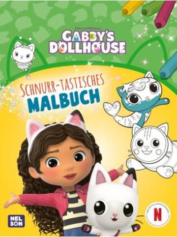 Nelson Buch - Gabby's Dollhouse: Schnurr-tastisches Malbuch