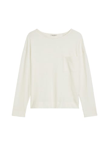 Marc O'Polo Longsleeve regular in White Cotton