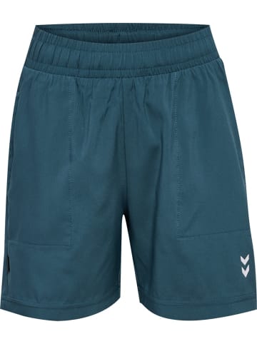 Hummel Kinder Short "Pulse Workout Shorts" in Blau