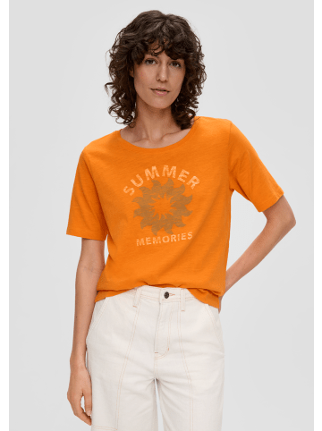 s.Oliver T-Shirt kurzarm in Orange