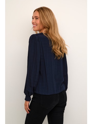 Kaffe Langarm-Bluse KAlissa in Midnight Marine