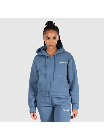 SMILODOX Zip Hoodie Eleen in Blau