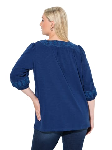 Ulla Popken Shirt in dunkelblau