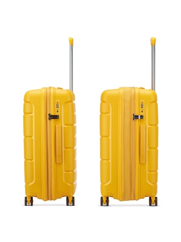 MODO by roncato Starlight 3.0 4 Rollen Kofferset 3-teilig mit Dehnfalte honey