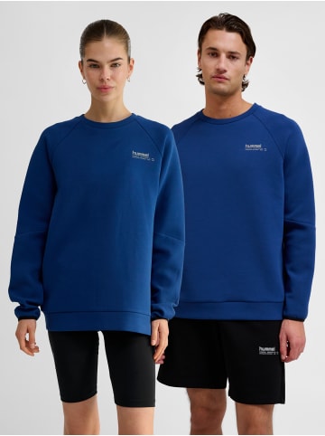 Hummel Sweatshirt Raglanärmel Hmltech Fußball Erwachsene in ESTATE BLUE