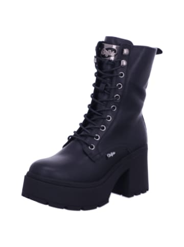 Buffalo Damen Stiefel/Boots ungefüttert MILA LACE UP MID in Schwarz