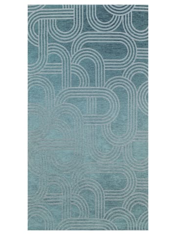 lola & moi Teppich Blue Glow in blau