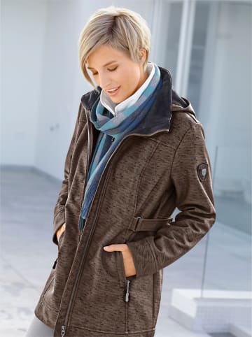 WITT WEIDEN Softshell-Jacke in braun-meliert