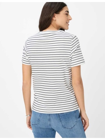 BRAX  T-Shirt im Style CIRA in Navy Ringel