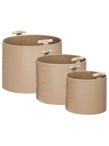 Beliani 3er-Set Korb ARAM in Beige