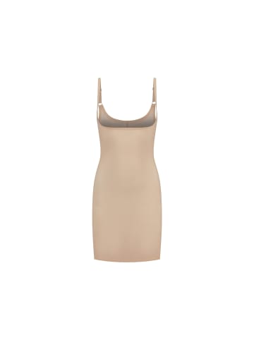 Bye Bra Shaping-Kleid Powermesh Open Bust Dress in Beige