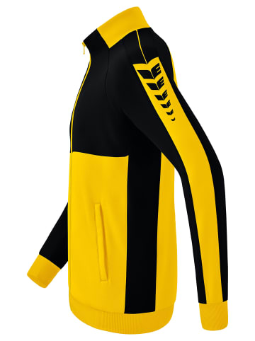 erima Unisex Erwachsene Six Wings Worker Jacke, Trainingsjacke in gelb/schwarz